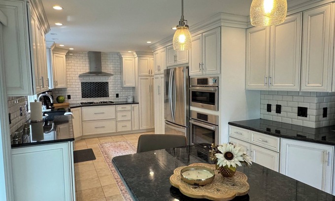 South Bend Villa | Spacious 4-bedroom Villa in Granger with game & fitness room, WiFi, close to ND