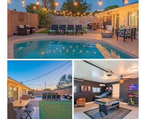 Scottsdale Estates Nine Casa | Spacious 4BD with Pool and Putting Green Near Old Town Scottsdale