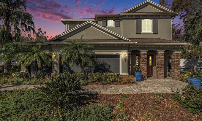 Sun Bay South Casa | Spacious 4BR pool home, billiards, BBQ, large patio, pool and pool deck