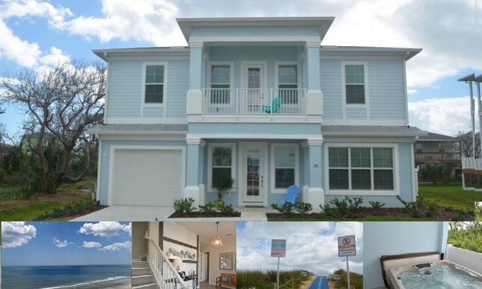 Marineland Acres Casa | "Legasea", una hermosa casa de playa de lujo de 5 habitaciones / 4 baños con capacidad para 12 personas