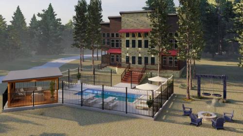 Hochatown Casa | Spacious 5BR with Pond - Hot Tub - Games - Sleeps 19