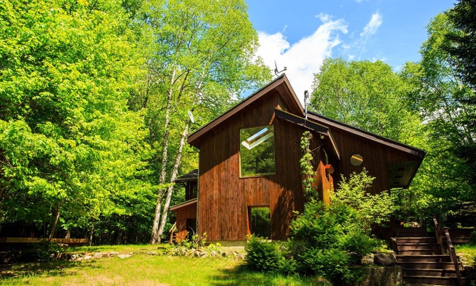 Lac Superieur Village Cabina | Amplio chalet para 6 personas con chimenea interior, bañera de hidromasaje privada y sauna