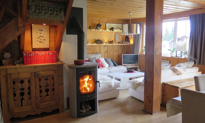 Montroc Casa | Spacious apartment 140 m2, 3 bedrooms, 3 bathrooms, terrace, spa, sauna