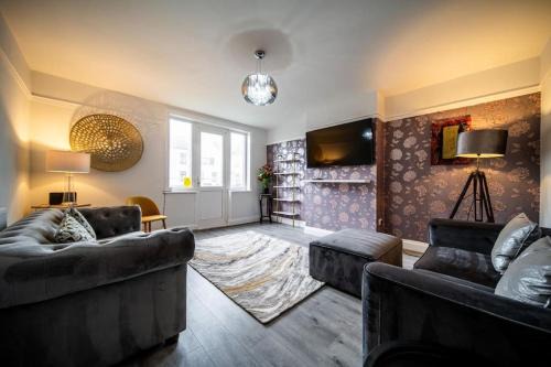 Thornton-Cleveleys Apartamento | Spacious Apartment With A Terrace Style Rooftop