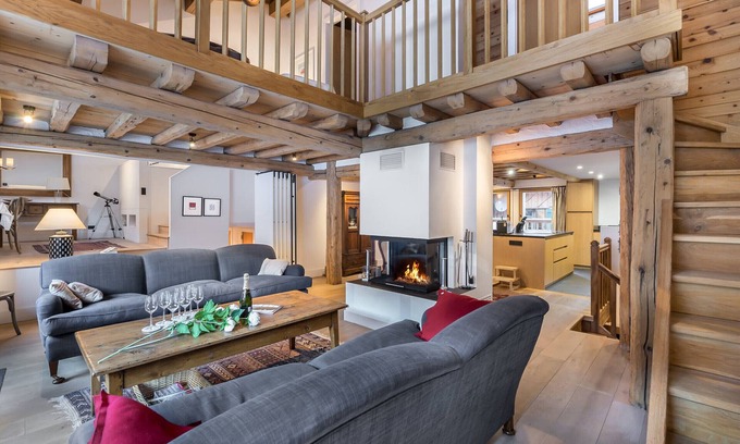 Le Praz Chalet De Esquí | Amplio y Confortable Chalet Familiar en el Corazón de Courchevel
