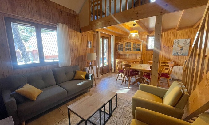 Barcelonnette Chalet De Esquí | Gran chalet en Barcelonnette, 8 plazas, cerca del golf, terraza y cocina equipada