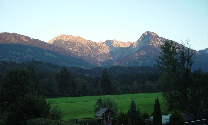 Fischen im Allgaeu Apartamento | Destacados Apartamento con gran jardín en la corriente de la trucha y un antiguo molino