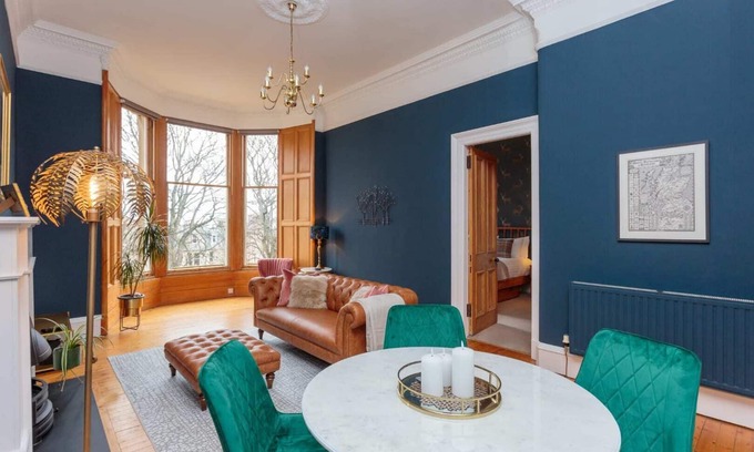 Comely Bank Apartamento | Spacious drawing room apt, 10 mins to Princess st.