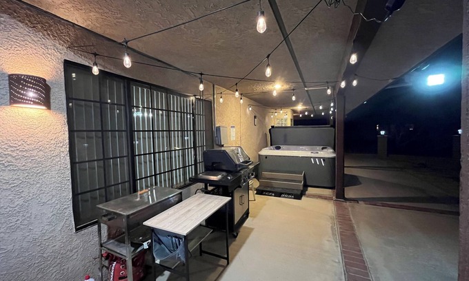 Apple Valley Casa | Spacious Getaway: Patio, Pool, Hot Tub, Game Room