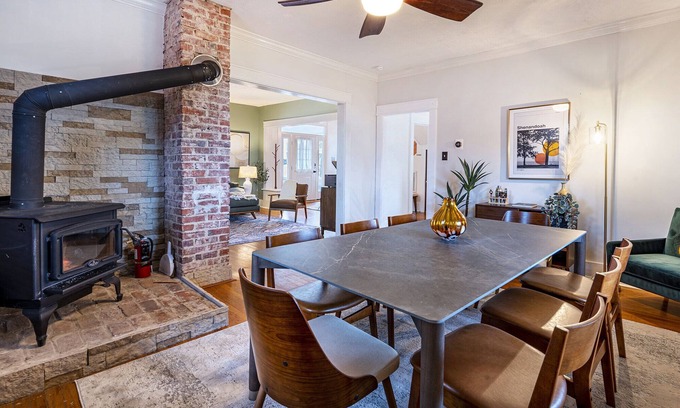 Front Royal Casa | Spacious home steps from Main St and Shenandoah NP with firepit & large backyard