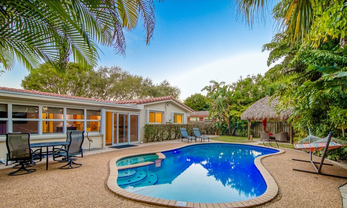 Lighthouse Point Casa | Spacious home near beach with pool, central AC & washer/dryer