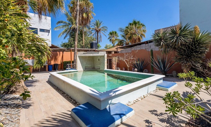 El Centenario Casa | Spacious home with private pool, garden, and washer/dryer