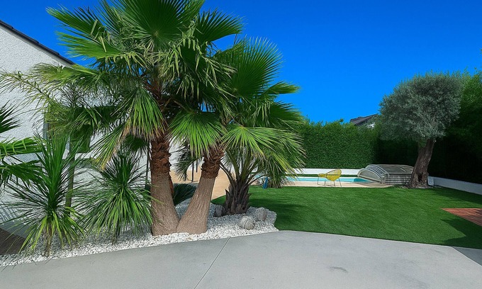Elne Casa | Casa espaciosa con piscina privada – Ideal para familias