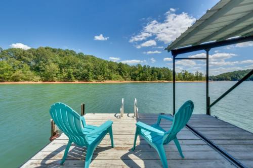 Anderson Casa | Spacious Lake Hartwell Home with Private Boat Dock!