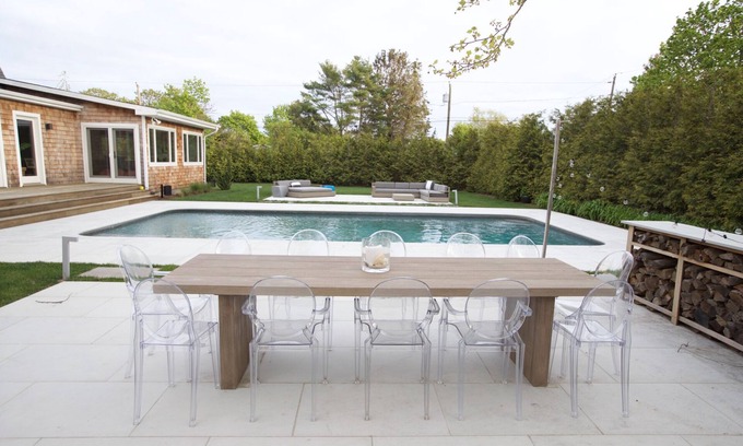 Westhampton Casa | Amplia y moderna casa de lujo con piscina / camino privado / muelle