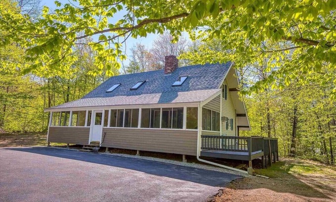 Bartlett Chalet De Esquí | Spacious Mountain Chalet - 6 br - fireplace - deck