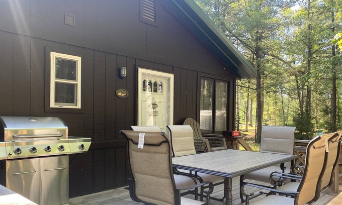 Higgins Lake Cabaña | Spacious Peaceful 1 Bedroom cabin, wooded lot, Near Higgins Lake, new to VRBO.