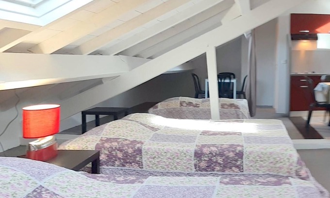 Domsure Apartamento | Ático-Familiar-Vista al campo-au 2 étage-Baño Privado