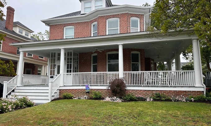 Cape Charles Casa | Spacious restored 1914 historic home steps from the beach.