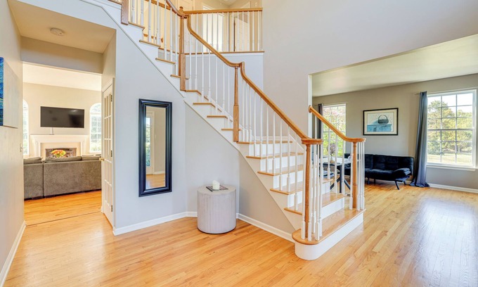 Baptistown Casa | Spacious Retreat in Frenchtown w/Deck & Fire Pit