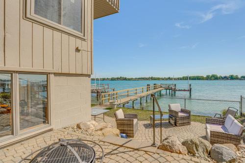 St. Clair Casa | Spacious Riverfront Home with Dock in St Clair!