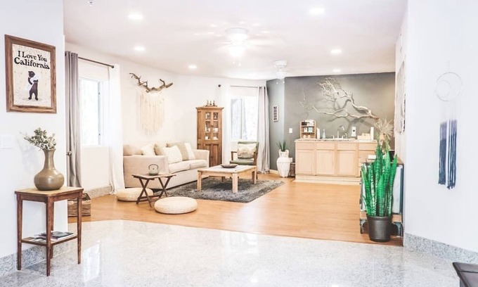 Idyllwild Casa | Spacious Sanctuary: Creek Access, Tesla Charger, Hammocks, Fire Pit, Pets OK