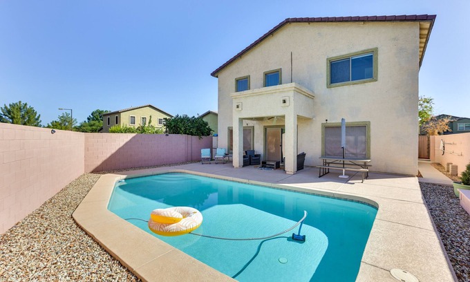 Surprise Farms Casa | Spacious Surprise Home w/ Outdoor Pool + Game Room