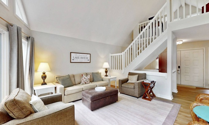 Morgan II Casa | Spacious waterfront escape with screened porch, water slide, kayak, & games