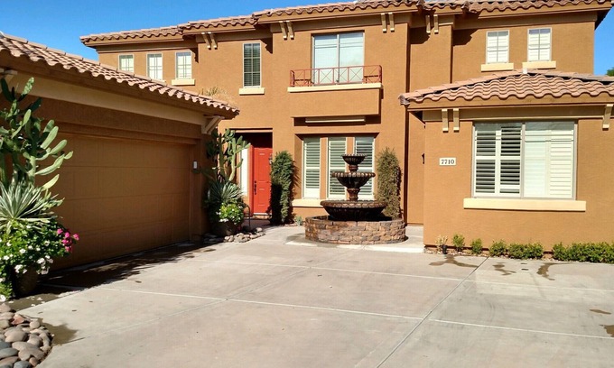 South Mountain Casa | Spanish Villa with heated pool, hot tub and outdoor living space