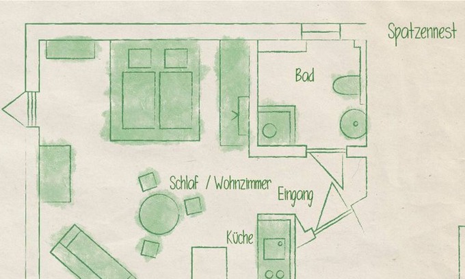 Graefenberg Apartamento | Sparrow's Nest - GenussHof Pingold