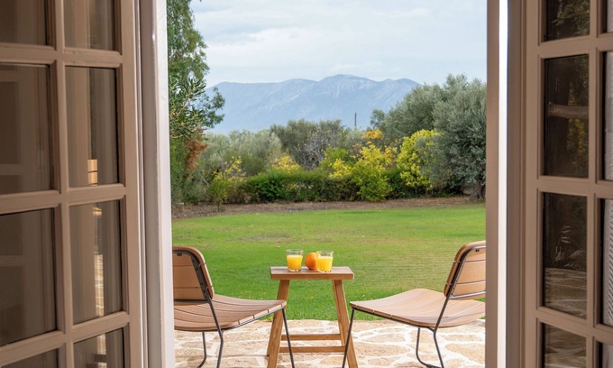 Chalcis Casa | special vacation home with Evia island landscapes. 5 min walk the beach