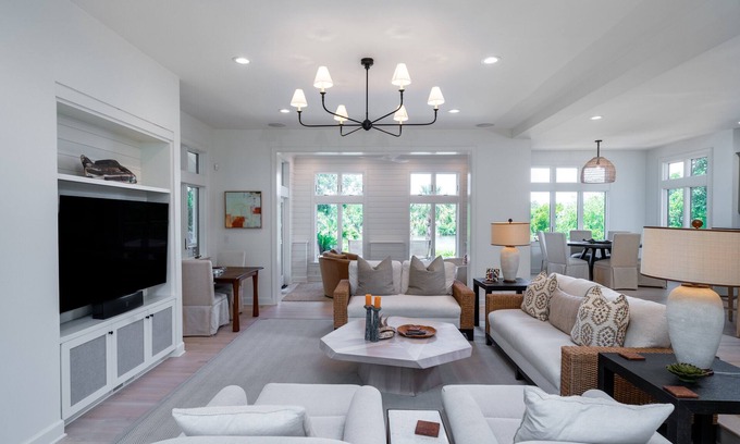 Seabrook Island Casa | Spectacular- Newly Renovated Home! Across from Boardwalk to Beach! Amenity Cards! Pool!
