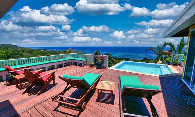 Antoneys Cay Casa | Espectaculares vistas al mar, puestas de sol y refrigeración vientos alisios.