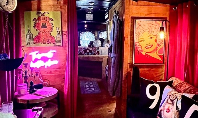 Doyle Casa | Spend an evening w Trolley Parton! #LOVE #TNStateParks #OutdoorMovieNights#Rest