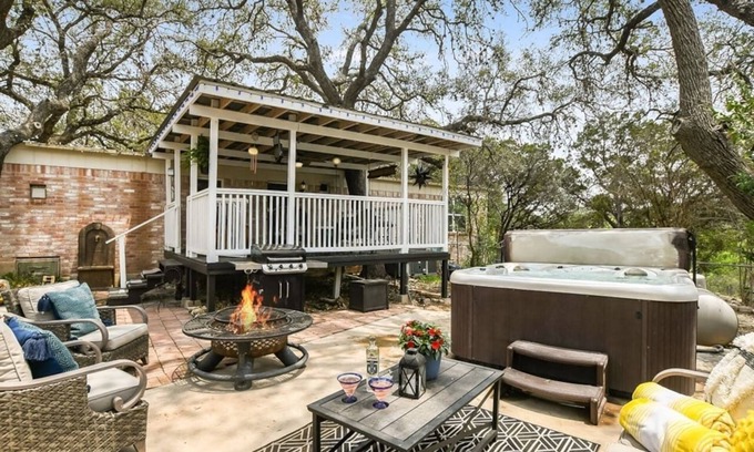 Pedernales Bend Casa | Retiro del río Kickback Cove