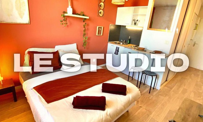 Costieres Apartamento | Splendide studio Moderne - Proche centre - Laverie