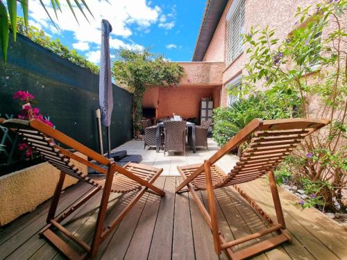 Saint-Cyprien Plage Casa | St Cyprien villa de charme avec piscine