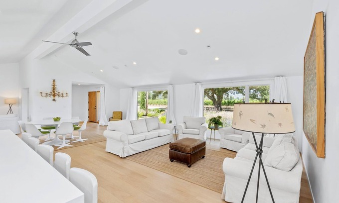 St. Helena Casa | St. Helena vineyard adjacent three/ three bath compeltely updated with pool.