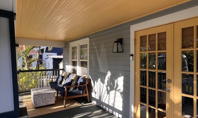 Crescent Lake Casa | St. Pete Bungalow with Amazing Yard steps from Crescent Lake!