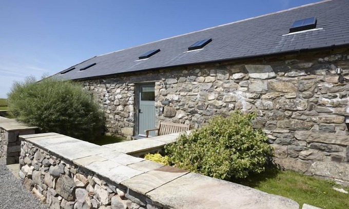 Pistyll Cabaña | Establos 2: una península de llyn con capacidad para 2 personas en 1 habitación