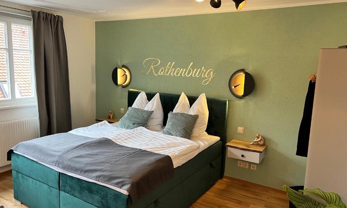 Rothenburg Old Town Apartamento | #Stadtspeicher - Grüner Stern das Apartment mitten in der Altstadt