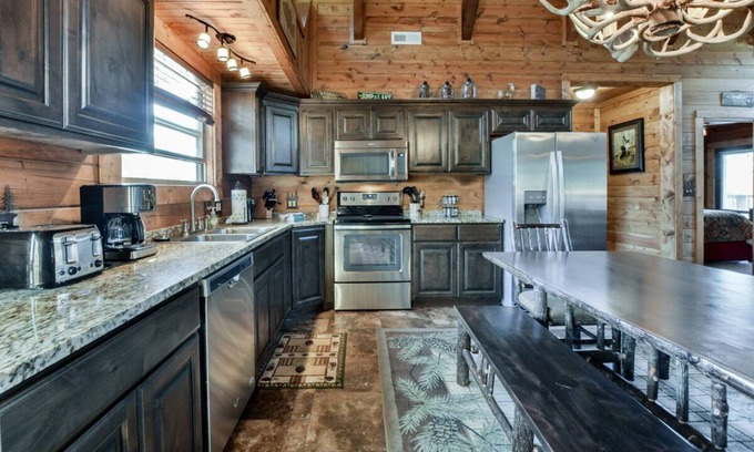 Branson Cedars Cabina | ¡El tío Buck's Lodge tiene su escapada familiar cubierta!