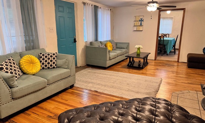 Penasco Casa | Stay in a vintage adobe mountain home with modern touches. Great retreat!