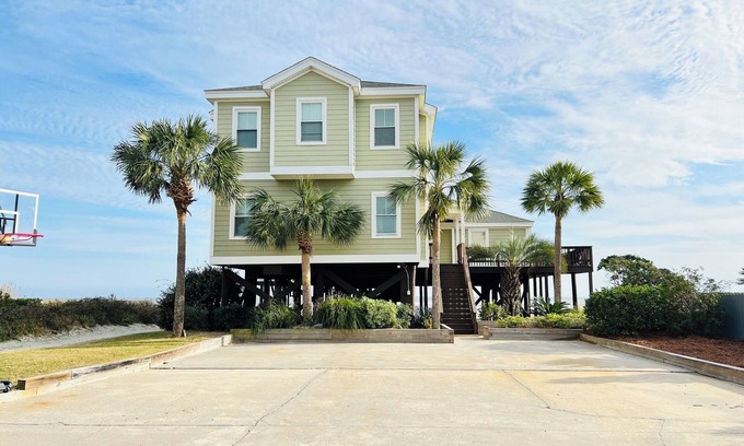 Sullivan's Island Casa | Alquiler de vacaciones frente al mar con piscina privada