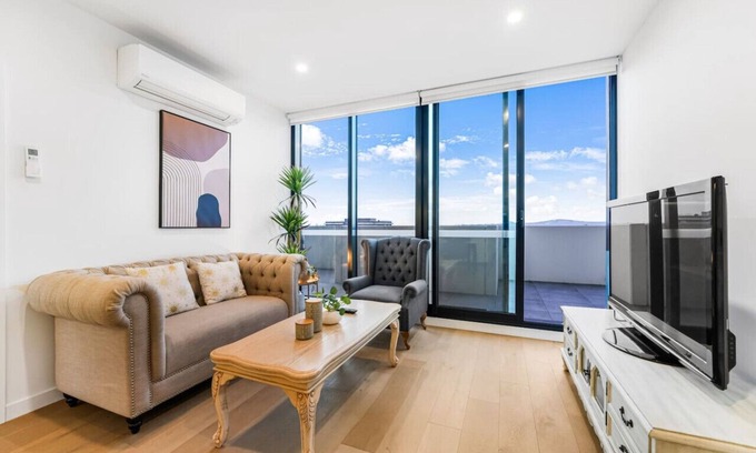 Box Hill Apartamento | StayAU Spacious 2BR Stunning Sunset Views