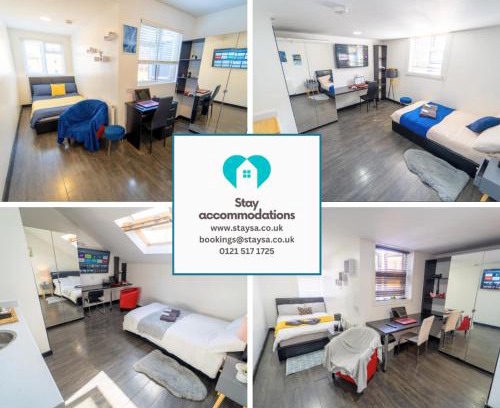 Selly Oak Apartamento | STAYSA Equipped studios near QE and UOB in GuestHouse close to the city!
