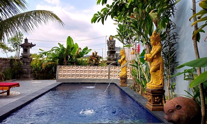 Pejeng Kawan Villa | Step into a world of tranquility at our two-bedroom villa with private pool