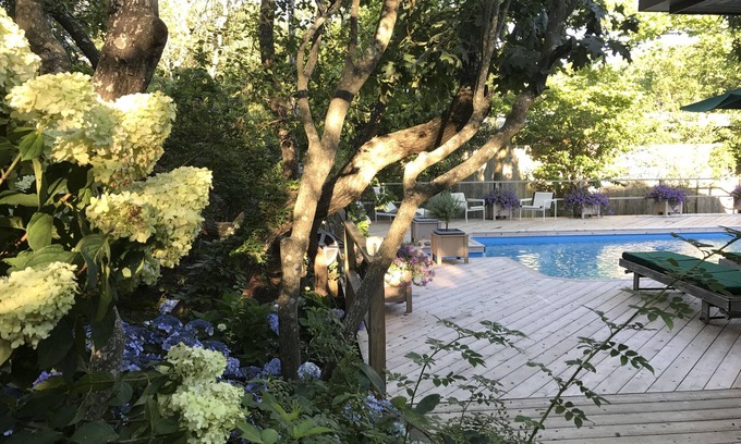Fire Island Pines Casa | A pasos de la playa con aire acondicionado central y piscina climatizada