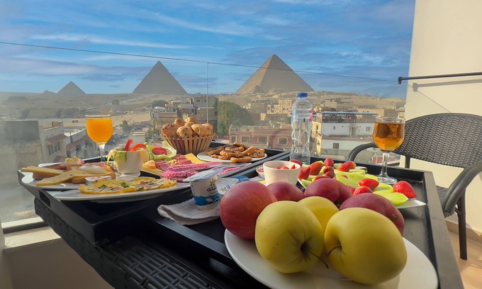 Qasr an-Nil Hotel | STEPS IN Pyramids View