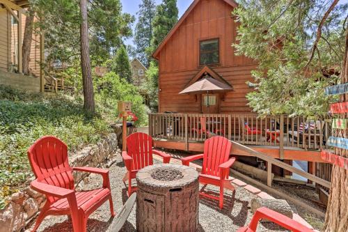 Cedar Glen Casa | Steps to Lake Cabin with Deck in Lake Arrowhead